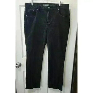 Women's Lauren Ralph Lauren Black High Rise Classic Straight Leg Jeans Size 14